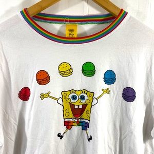 Vintage SpongeBob LGBTQ 🏳️‍🌈 X Cakeworthy shirt XL